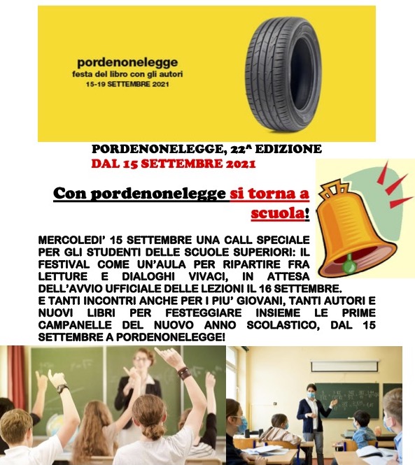 2021 Pordenonelegge SCUOLE! 7 settembre