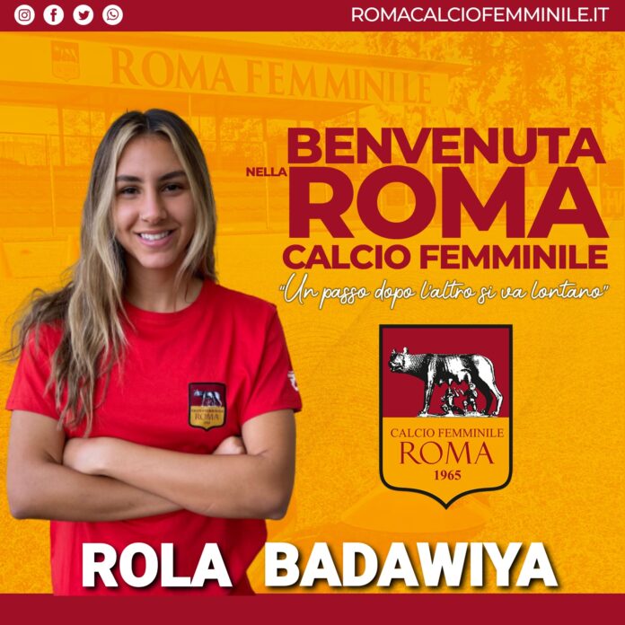 calcio femminile roma rola badawiya