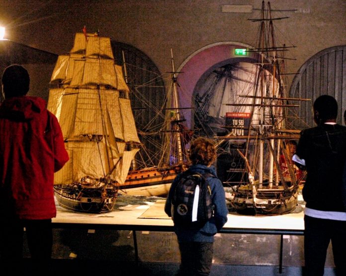 visite guidate Galata Museo del Mare Genova Sala dei Velieri