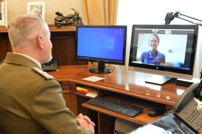 Il saluto del Capo di SME a Michela Moioli