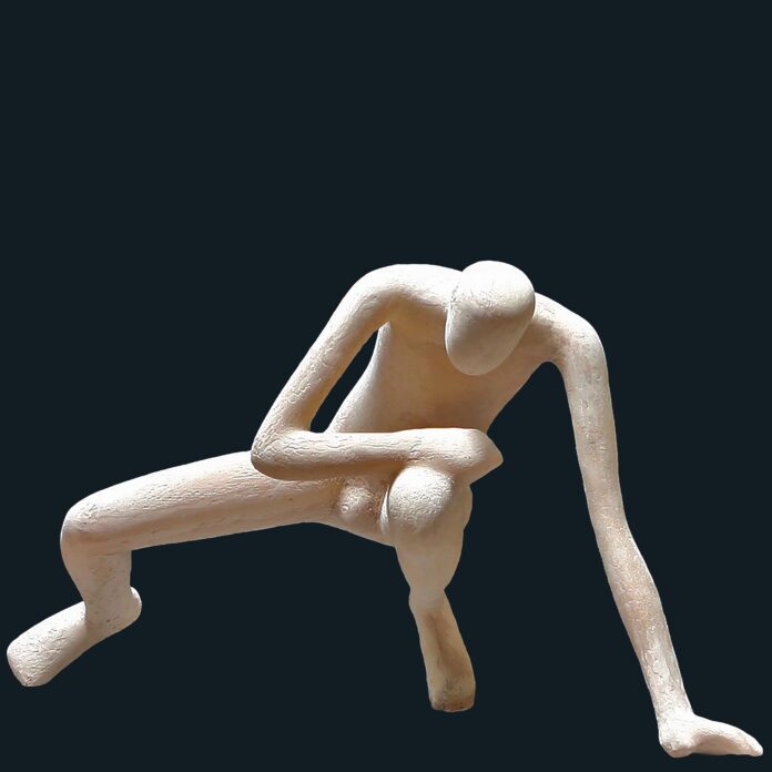 _VBC_Gianlorenzo Gasperini_UOMO PIEGATO b, 2020, 59x123x60 cm