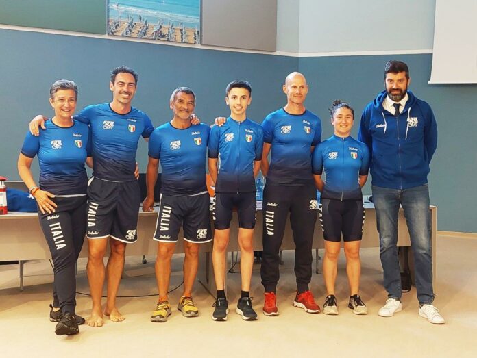 FIFB_Il presidente Andrea De Lazzari a destra con atleti e tecnici della Federazione_b