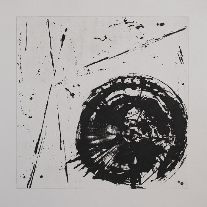 Alberto Pasqual, Scudo di Achille, 2022, 125x125,Stampa con matrice al Carborundum