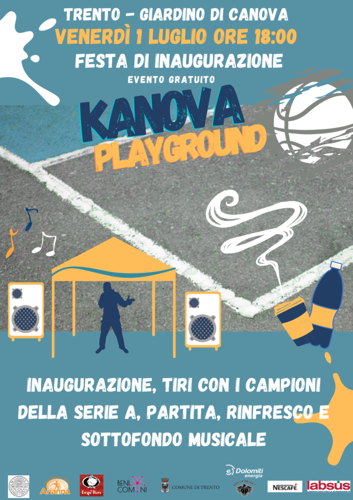 Locandina inaugurazione playground