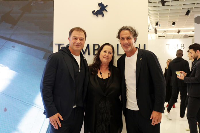 Tombolini_Pitti Uomo_Antonio Rossi, Fiorella Tombolini, Fabio Galante