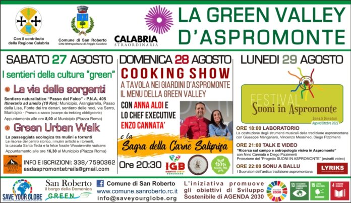 Locandina GREEN VALLEY D'ASPROMONTE A SAN ROBERTO