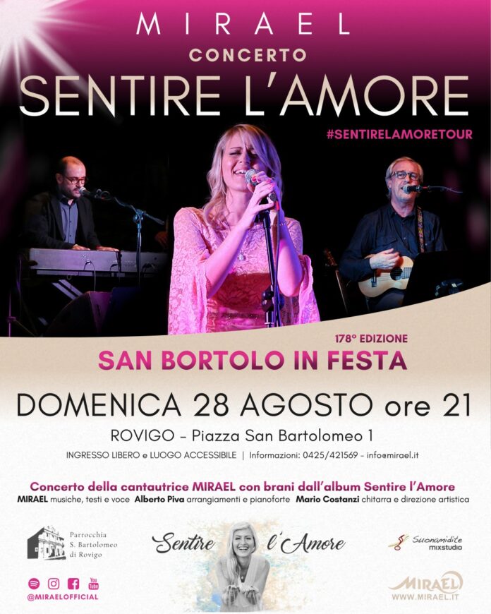 Locandina MIRAEL ROVIGO Sentire l Amore