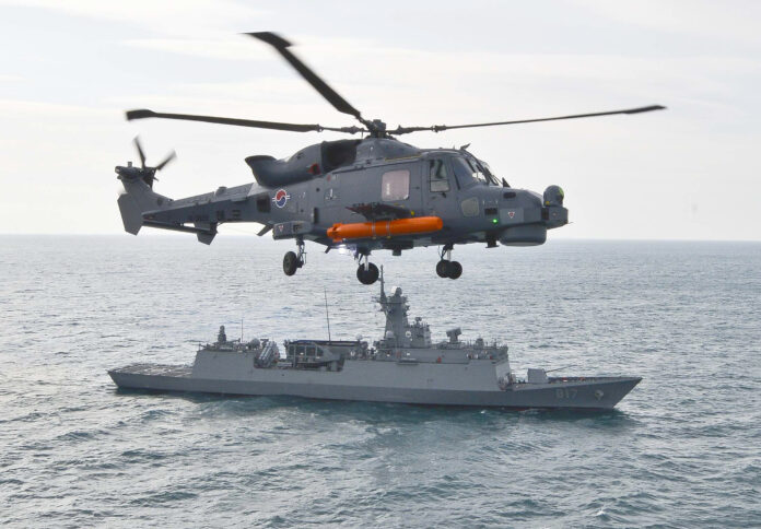 ROK MK210 AW159 Wildcat armed with torpedo Image cleared for use by customer