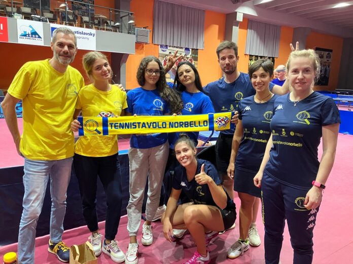 Felicità e soddisfazione giallo blu a Bratislava