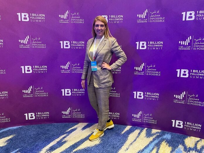 Monica Perna al ONE BILLION FOLLOWERS SUMMIT