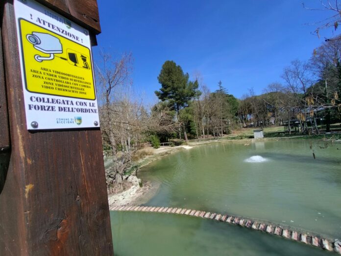 Telecamere video sorveglianza Lago laghetto parco resistenza ruscello riccione marzo 2023 (1)