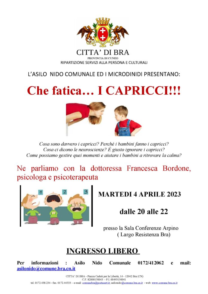 Incontro genitori capricci