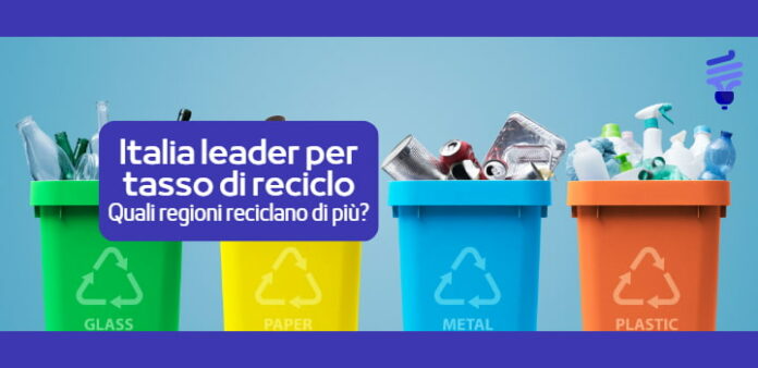 Italia Leader per il Tasso di Reciclo
