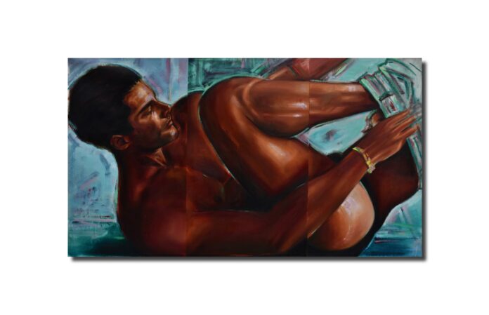 01_Javier Sarmiento_Alvaroenmovimiento_180x110 cm_Oil paint on canvas