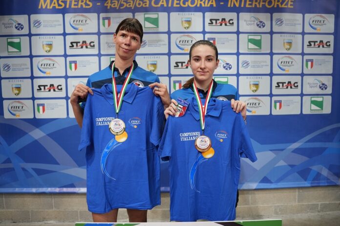 Burenina e Pinna campionesse d'Italia nel Doppio Femminile