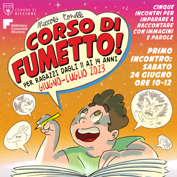 corso di fumetto social quadrato