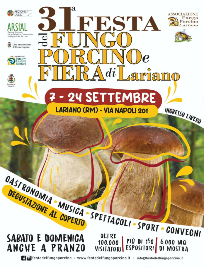 Locandina Fungo porcino Lariano