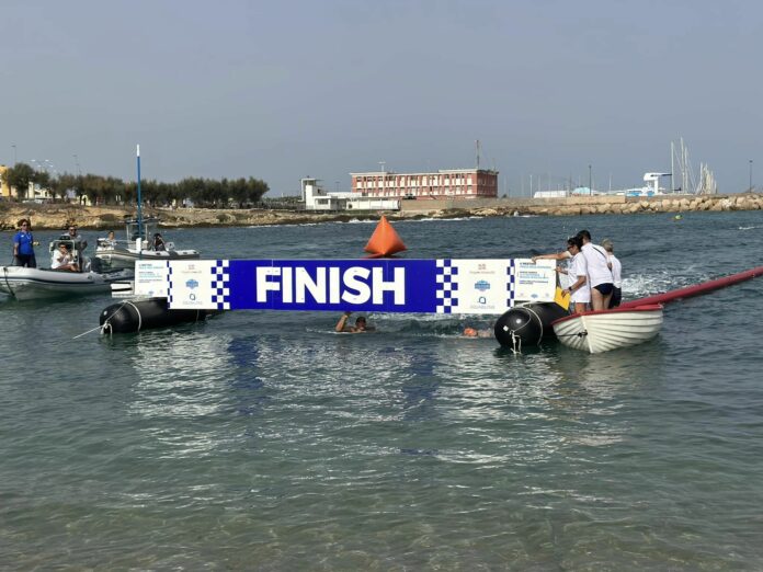 Un arrivo in acque libere