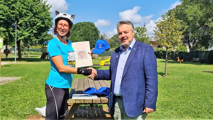 Diego Bernardis (Fedriga presidente) insieme a Marianna Di Lenardo