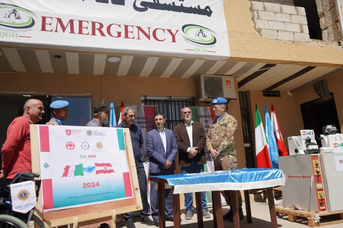 Il supporto al sistema sanitario e agli ospedali governativi nel sud del Libano