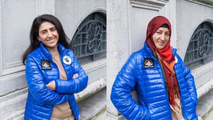 Samina Baig (sx) e Amina Bano (dx) - archivio Cai