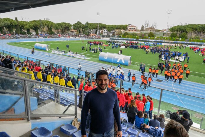 Assessore Simone Imola Pista di Atletica stadio Riccione