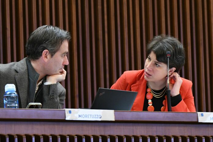 Massimo Moretuzzo e Giulia Massolino (Patto per l'Autonomia-Civica Fvg)