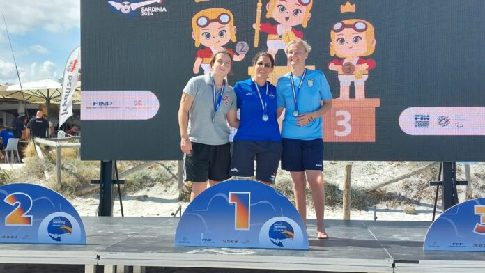 Foto di gruppo per l'ottavo titolo italiano di Francesca Secci