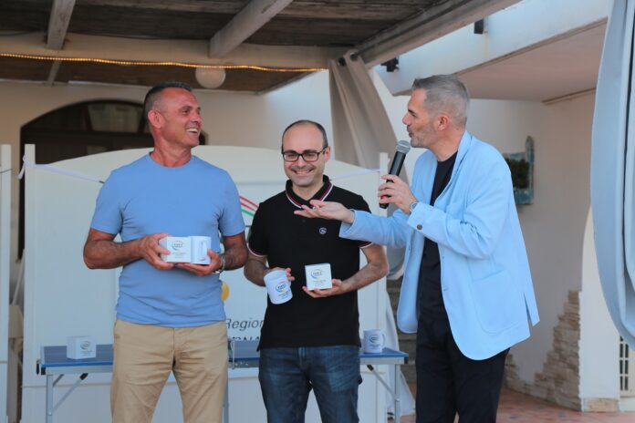 da sx Gianluca Mattana, Michele Lai, Simone Carrucciu (Foto Tomaso Fenu)