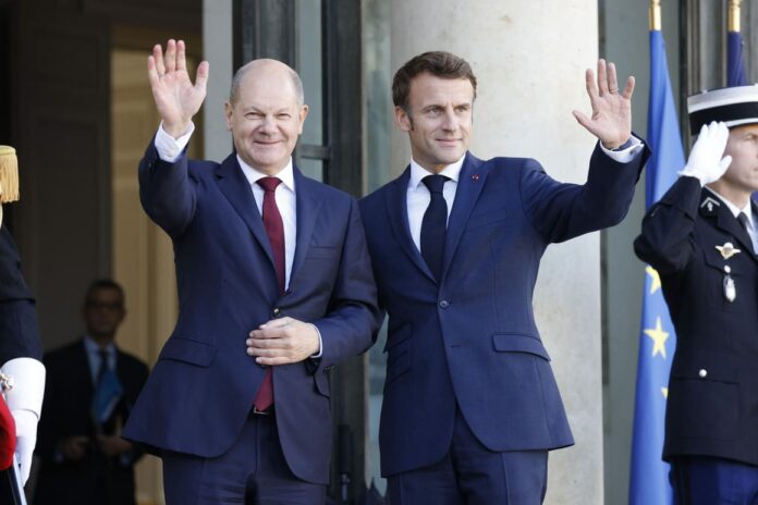 scholz-macron-lunch