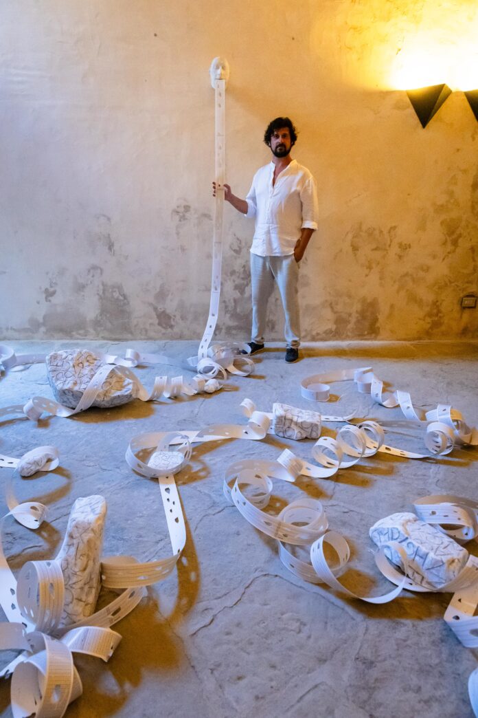 Il peso delle parole e Interruptus, installation view