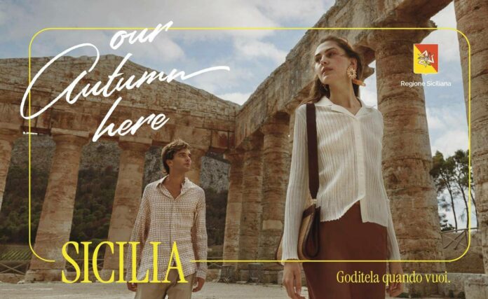 Screenshot campagna promozione Vivi la Sicilia tutto l'anno__