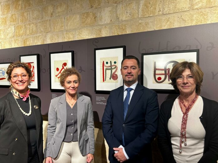 Inaugurazione mostra Quasimodo_da sx a dx_Baiardi_De Castro_Scarpinato_Addamo