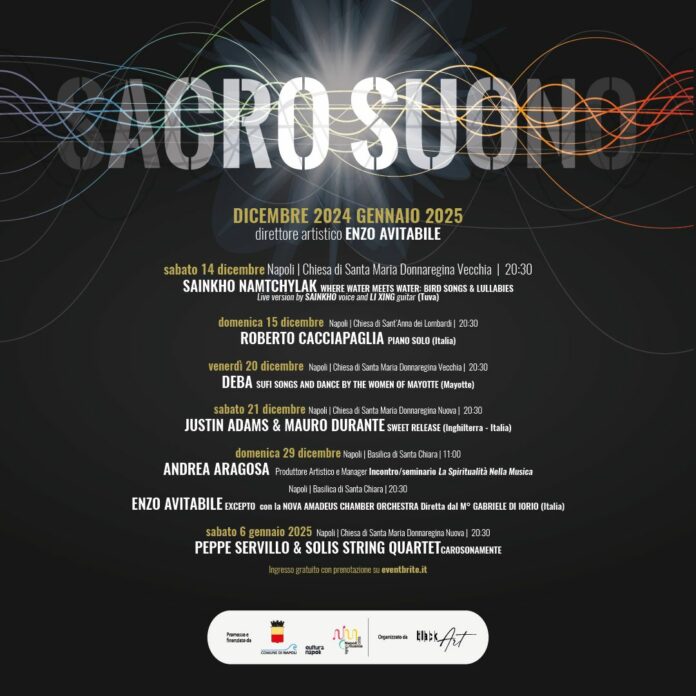 SACRO SUONO Festival, direzione artistica Enzo Avitabile