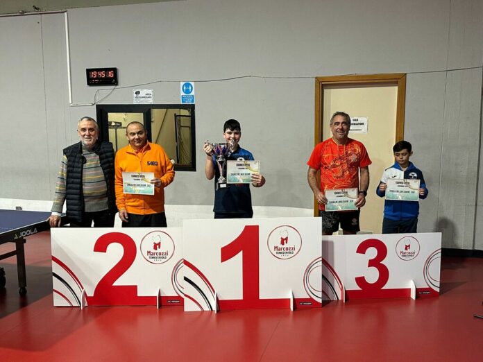 da sx il presidente Marcozzi Curcio, Cuboni, Demontis, Manca, Cilloco