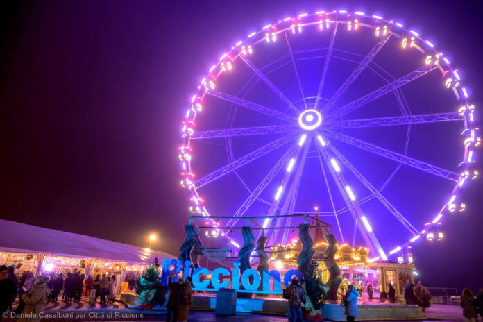 Riccione Christmas view_ruota panoramica
