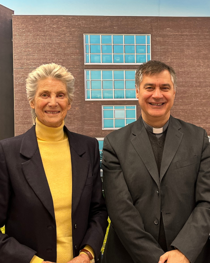 Foto Allegra Agnelli e Cardinale Repole