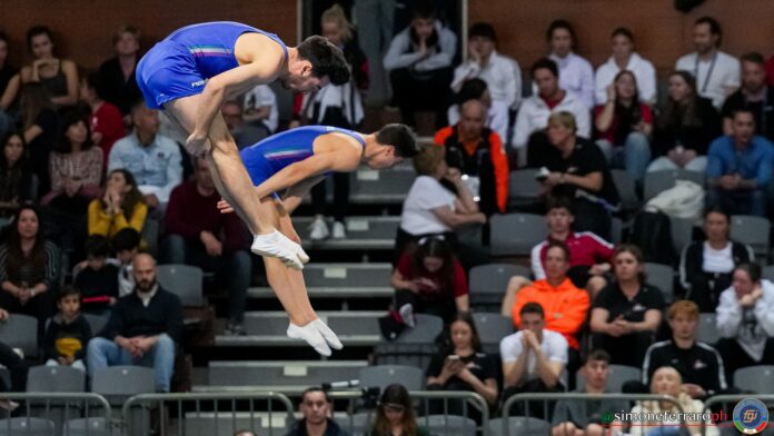 Samuele Patisso e Marco Lavino Credits Simone Ferraro Federginnastica