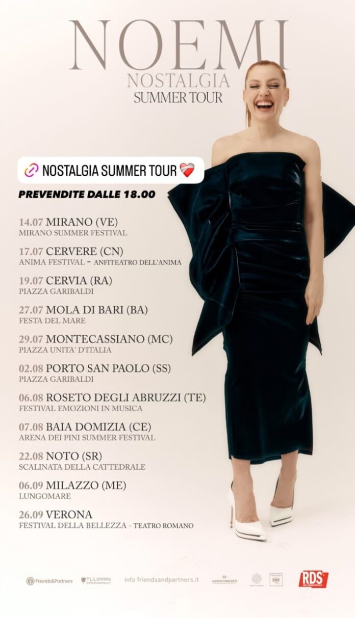 noemi - nostalgia summer tour