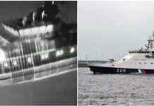 Colpita nave russa in Mar Caspio