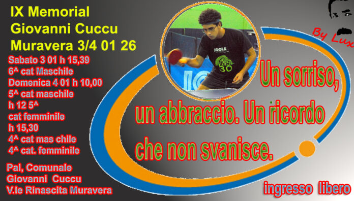 Locandina Memorial Cuccu