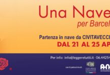 Dal 21 al 25 aprile da Civitavecchia salpa Una nave di libri per Barcellona