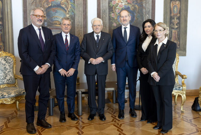 Foto incontro Collegio Arera e Mattarella