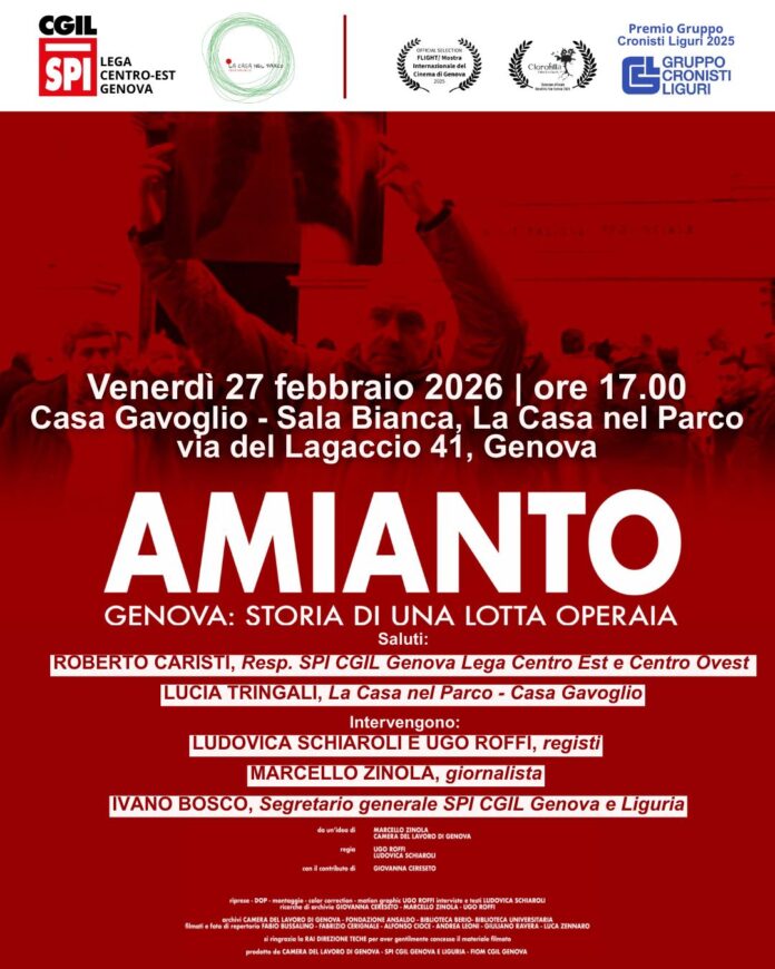 amianto locandina genova