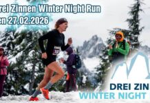 Venerdì scatta la prima edizione della Drei Zinnen Winter Night Run a Sesto