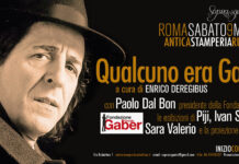 ROMA OMAGGIA GIORGIO GABER TRA MUSICA, PAROLE E IMMAGINI