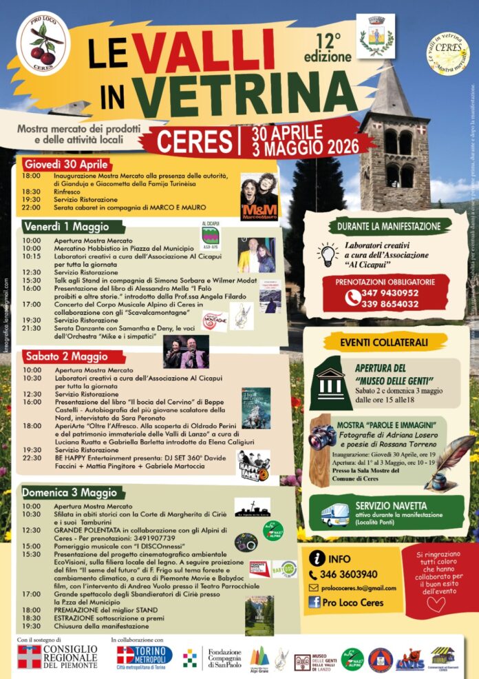locandina_Le Valli in Vetrina_Ceres_29_04-03_05_2026
