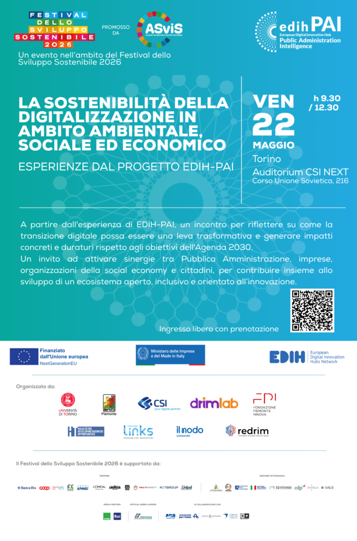 EVENTO EDIH-PAI ASVIS TORINO