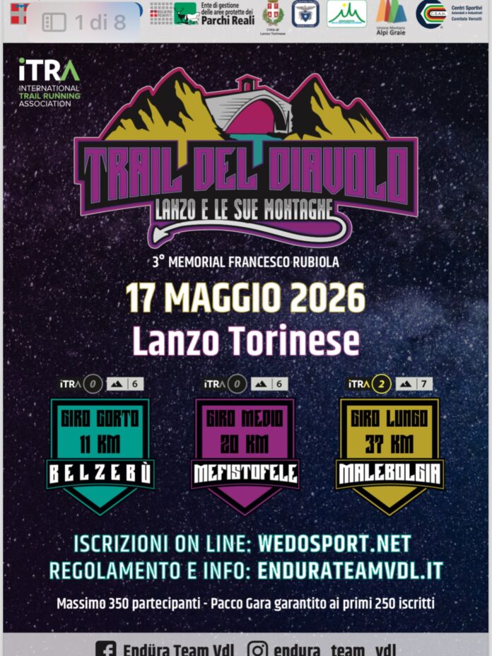 locandina_Trail del Diavolo_Lanzo_17_05_2026