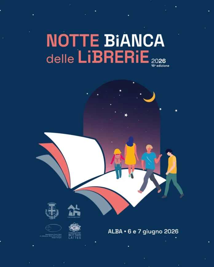 notte bianca alba libreria